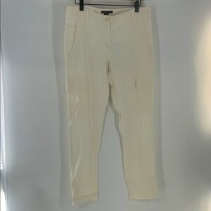Theory White Pants Jeans Size 10 Gently Used